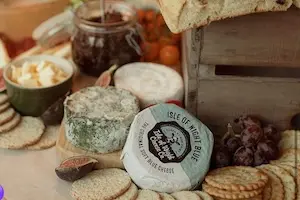 Isle of Wight blue cheese is one of our favourite local products on the Isle of Wight
