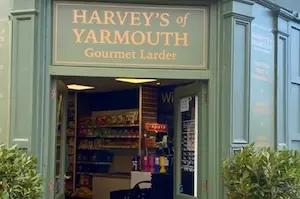 Harveys in Yarmouth is one of the best places to buy food on the Isle of Wight because of its local produce and range of unusual ingredients